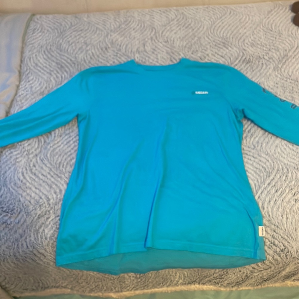 Magellan outdoors, women’s long sleeve boyfriend fit large